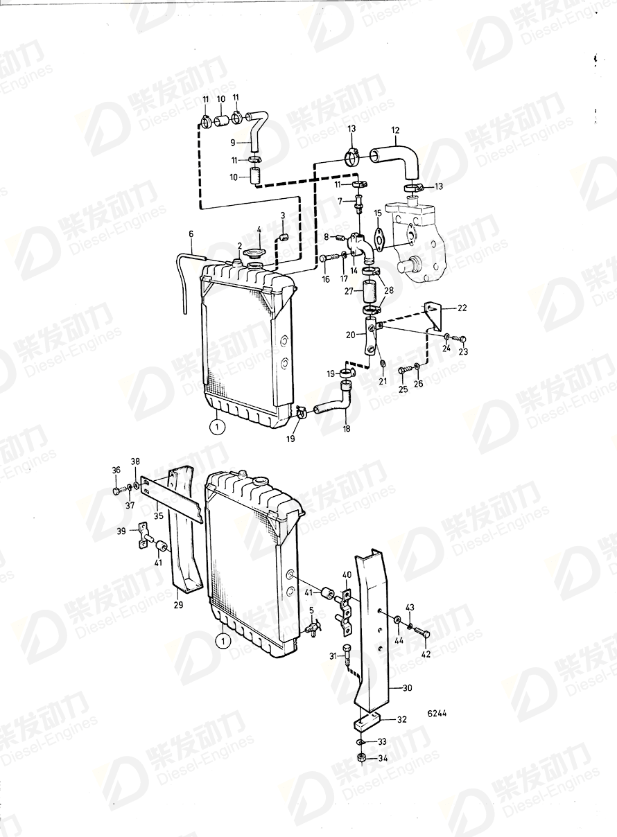 volvo penta Spacer plate 844505 Drawing volvo penta Spacer plate 844505 Drawing